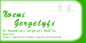 noemi gergelyfi business card